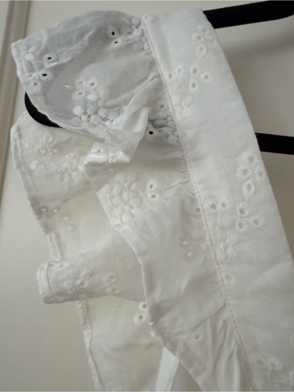 bloom White Eyelet Ruffle Mini Dress - Picture 3 of 4